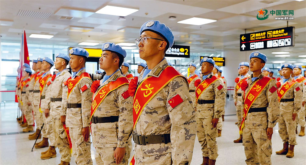 中国赴阿卜耶伊维和快反分队将进行首次轮换(图1)