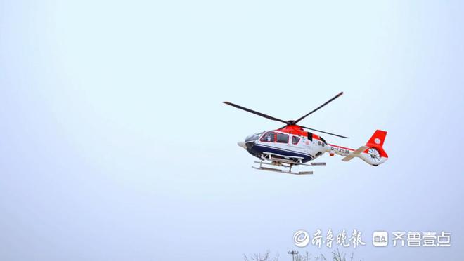 日照低空经济应用再增新场景直升机引航完成首飞(图3)