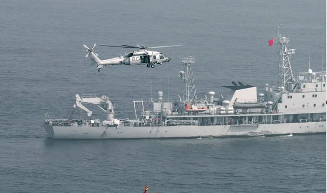 5901南沙号巡逻舰：被曝光配备了直-20海上执法能力得以提高(图5)