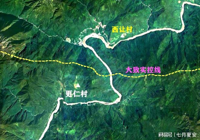 直线公里更仁村的印军对我雅鲁藏布江超级水电站的潜在威胁(图1)