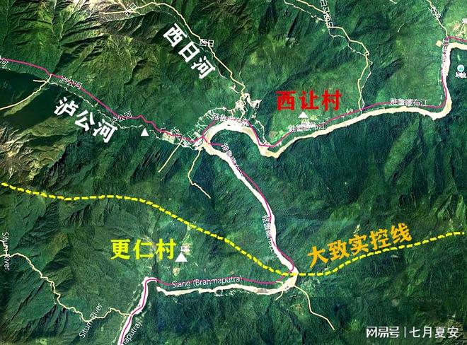 直线公里更仁村的印军对我雅鲁藏布江超级水电站的潜在威胁(图2)