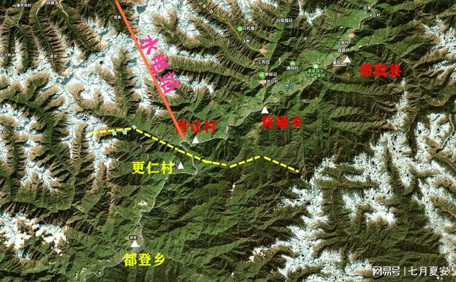 直线公里更仁村的印军对我雅鲁藏布江超级水电站的潜在威胁(图5)