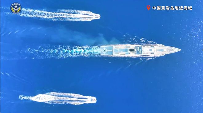 歼16轰6K带弹出击052D054A的战巡维护黄岩岛主权和海洋权益(图6)