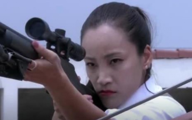 兰州特警实战比武 直升机无人机配合击毙歹徒(图1)